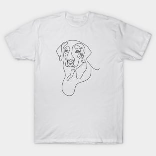 Rottweiler one line T-Shirt